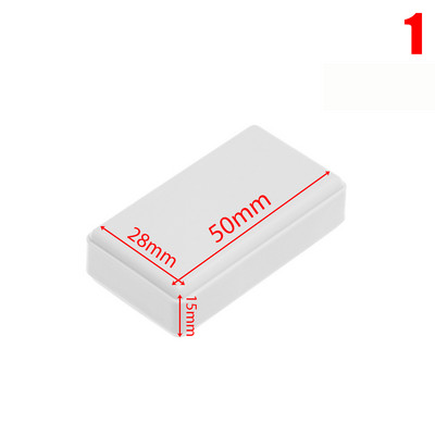 1 tk veekindel ABS plastikust projektikarp hoiukorpus Instrumendi ümbris karbid Elektroonikatarvikud must valge