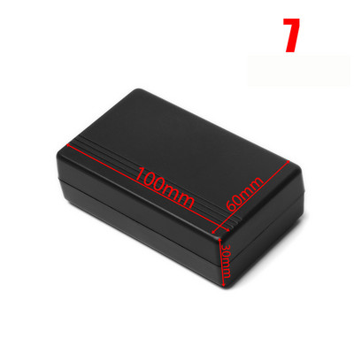 1 tk veekindel ABS plastikust projektikarp hoiukorpus Instrumendi ümbris karbid Elektroonikatarvikud must valge