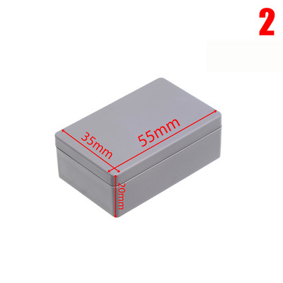 1 tk veekindel ABS plastikust projektikarp hoiukorpus Instrumendi ümbris karbid Elektroonikatarvikud must valge