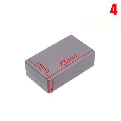 1 tk veekindel ABS plastikust projektikarp hoiukorpus Instrumendi ümbris karbid Elektroonikatarvikud must valge