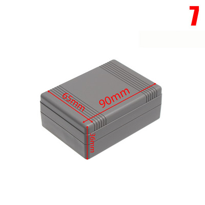 1 tk veekindel ABS plastikust projektikarp hoiukorpus Instrumendi ümbris karbid Elektroonikatarvikud must valge