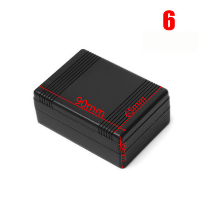 1 tk veekindel ABS plastikust projektikarp hoiukorpus Instrumendi ümbris karbid Elektroonikatarvikud must valge