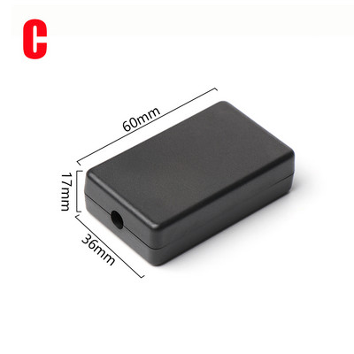 1 tk veekindel ABS plastikust projektikarp hoiukorpus Instrumendi ümbris karbid Elektroonikatarvikud must valge