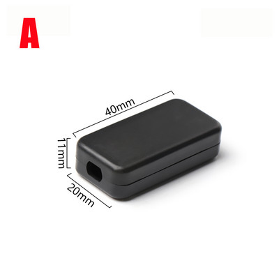 1 tk veekindel ABS plastikust projektikarp hoiukorpus Instrumendi ümbris karbid Elektroonikatarvikud must valge