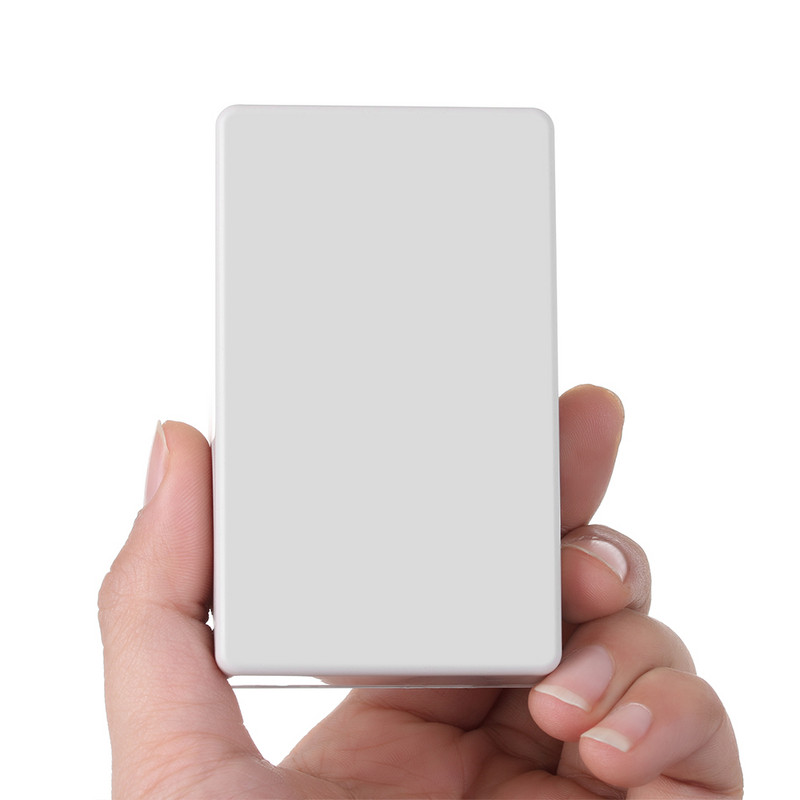 1PC Plastična elektronička projektna kutija Bijela crna Kutije za kućišta dijelova instrumenata Vodootporni poklopac Ručni alat za projekt 70*45*18