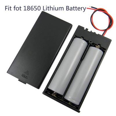 2022 Novo 1 2 3 4 8 utora AA visokokvalitetni DIY držač baterija Kutija za pohranu s prekidačem i poklopcem za standardne 18650 AA baterije