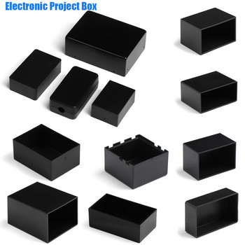 Μαύρο Λευκό Ηλεκτρονικό Project Box Abs Πλαστική θήκη οργάνων Αδιάβροχο κάλυμμα κιβώτια περιβλήματος Αξεσουάρ ηλεκτρικών εργαλείων Πρακτικό
