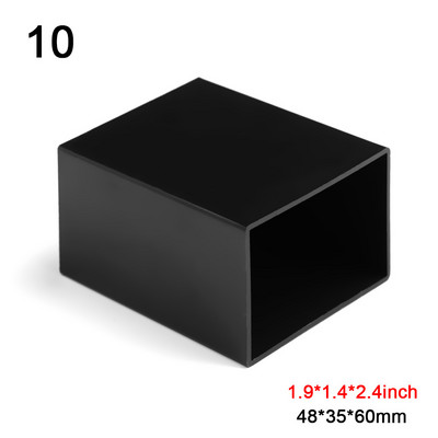 Must-valge elektrooniline projektikarp Abs plastikust instrumendikohver veekindel kate Karbid Elektritööriistade tarvikud praktilised