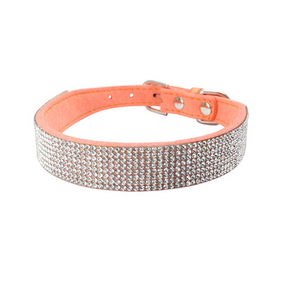 Bling ogrlice za kućne ljubimce s kamenčićima za male srednje pse, mačke, podesiva PU kožna ogrlica za mopse, dodaci za čivave, jorkširske pse