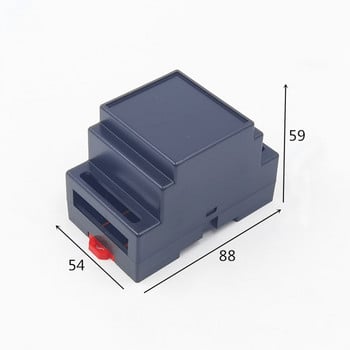 1бр PLC 88X59X54mm ABS инструмент Пластмасов корпус Корпусна кутия Контролер Електронен монитор Корпус на проекта Модул Разпределител на верига