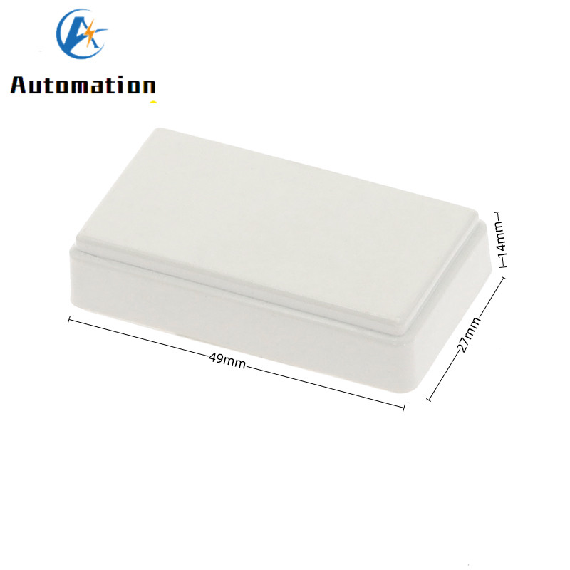 1 tk PCB plastkarp, must korpus, elektrooniline projektikarp DIY 49x28x14mm traadi ühenduskarbid