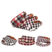 Slatka kožna ogrlica za pse s mašnom, prugasta, remen oko vrata za male srednje pse, karirane ogrlice za mačke, set povodca, ogrlica za kućne ljubimce Bandana