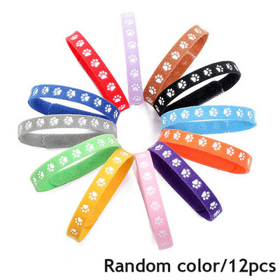 6Pcs 12Pcs Veleprodajne ogrlice za kućne ljubimce Štene Mačić Identifikacija Otisci stopala Ogrlica Novorođenče Mačka Ogrlica s mlijekom za pse Podesiva