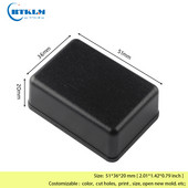 DIY električna upravljačka kutija Mala razvodna kutija ABS plastično kućište razvodna kutija DIY projektna kutija 51*36*20 mm