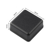 Mala električna razvodna kutija Prilagođeno plastično kućište Električno kućište ABS plastika Projektne kutije za instrumente 36*36*15 mm