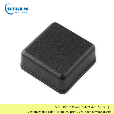 Mala električna razvodna kutija Prilagođeno plastično kućište Električno kućište ABS plastika Projektne kutije za instrumente 36*36*15 mm