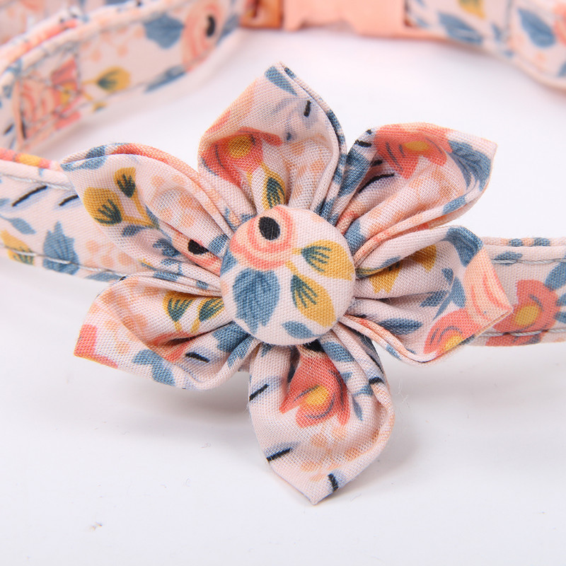 Mekana ogrlica za kućne ljubimce s ogrlicom suncokreta za male pse Djevojčica Chihuahua Yorkie Podesiva ručna izrada