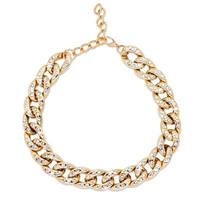 Rhinestone koera kaelarihm Luksuslik koeraketi kaelarihm teemant lemmiklooma moe kaelakeega Bully kuldkett väikestele keskmistele koertele tarvikud