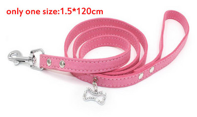 Dimanta Rhinestone Mājdzīvnieki Suņu kaklasiksnas Zamšādas Ādas Maziem Vidējiem Suņiem Siksnas Regulējama Kucēna Čivavas Jorkšīras Kaklasiksna