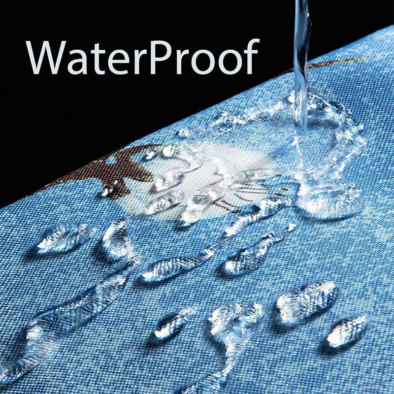 Seksi gola žena Koketna crtana djevojka Silueta zavjesa za tuširanje Seksi dama Dekoracija tijela Poliesterska tkanina Vodootporna zavjesa za kadu