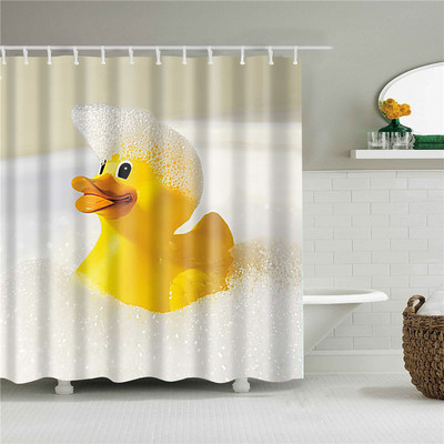 3d crtani Totoro Unicorn Zavjesa za tuširanje Kupaonica Slatka zavjesa za kupanje Vodootporna za uređenje doma Kupaonica Članak