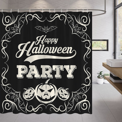 Zavjese za tuširanje u obliku šećerne lubanje Noć vještica Lobanje s cvijetom ruže Kreativne zavjese za kupanje za uređenje kućne kupaonice Tkanina koja se može prati