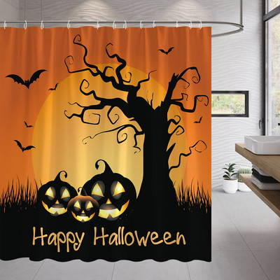 Zavjese za tuširanje u obliku šećerne lubanje Noć vještica Lobanje s cvijetom ruže Kreativne zavjese za kupanje za uređenje kućne kupaonice Tkanina koja se može prati