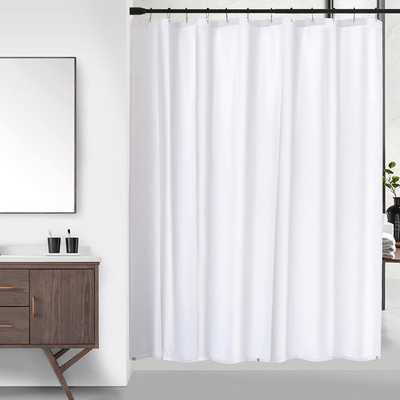 High Clear dušas aizkari Ūdensizturīgi caurspīdīgi aizkari Miltrasas plastmasas vannas aizkari ar āķiem Mājas PEVA vannas istabas dekors