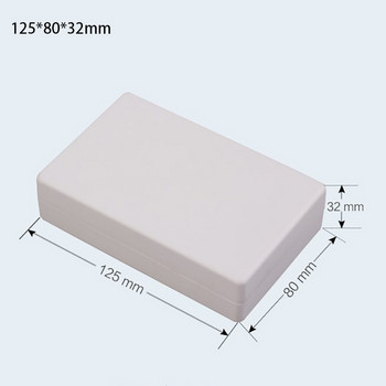 Пластмасова кутия за проекти Shell Кутия за инструменти Кутии за кутии Кутия за контрол на мощността Електронни консумативи (с винтове) 125*80*32 мм