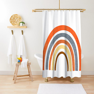 Cvijet Biljka Lišće Umjetnički geometrijski uzorak Zavjesa za tuširanje Vodootporna poliesterska tkanina Kompleti kupaonskog pribora Dekoracija paravana za kadu