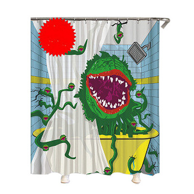 Zavjesa za tuširanje s ispisom smiješnih likova iz crtića Vodootporna zavjesa Kupaonski dodaci Ukrasna zavjesa Cortinas Para La Sala