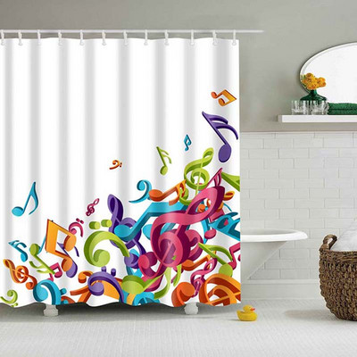 Kineska zavjesa za tuširanje Poliester s uzorkom leptira Zavjese za tuširanje Otisnuti kupaonski leptiri Kupaonski Rideau Douche