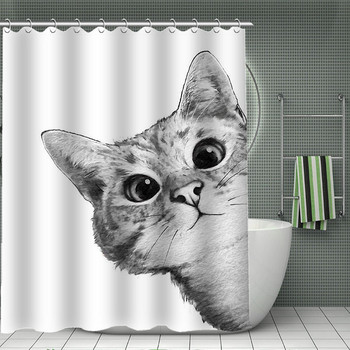 Αστεία κουρτίνα μπάνιου με ζώα Παιδική κουρτίνα μπάνιου Αξεσουάρ μπάνιου Αδιάβροχες κουρτίνες Διακόσμηση σπιτιού Cortina De Baño