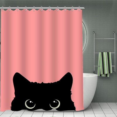 Smiješne životinjske zavjese za tuširanje Dječja kupaonska zavjesa za tuširanje Kupaonski dodaci Vodootporne zavjese Kućni dekor Cortina De Baño