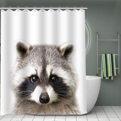 Smiješne životinjske zavjese za tuširanje Dječja kupaonska zavjesa za tuširanje Kupaonski dodaci Vodootporne zavjese Kućni dekor Cortina De Baño