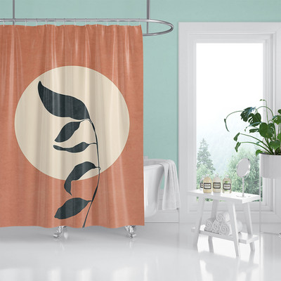 Nordic Wind Apstraktna umjetnost Boho zavjesa za tuširanje Vodootporna poliesterska zavjesa za kupaonicu Morandi Color Block Zavjese za uređenje kupaonice