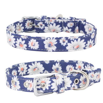 Nova ogrlica s najlonskom ogrlicom za pse, podesiva ogrlica za štene, ogrlica za male pse, ogrlice za kućne ljubimce za čivavu, francuskog buldoga, proizvodi za kućne ljubimce