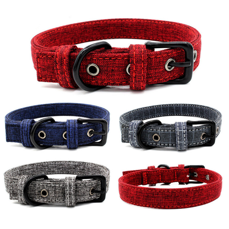 Nova ogrlica s najlonskom ogrlicom za pse, podesiva ogrlica za štene, ogrlica za male pse, ogrlice za kućne ljubimce za čivavu, francuskog buldoga, proizvodi za kućne ljubimce