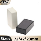 1kom 72x42x23mm vodootporna ABS plastična ljuska ili modul napajanja PCB tiskane ploče s općom tipkom kućište sklopke