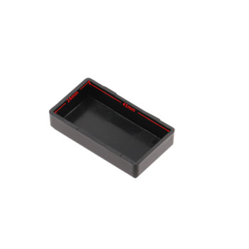 1 τμχ Πλαστικό κουτί PCB Μαύρο περίβλημα Ηλεκτρονική θήκη έργου DIY 50x28x14mm Κουτιά διακλάδωσης καλωδίων