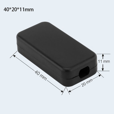 50 * 28 * 15 mm veekindel must DIY korpusega instrumentide ümbris Projektikarp Säilitusümbris Karbid Elektroonilised kodutarbed