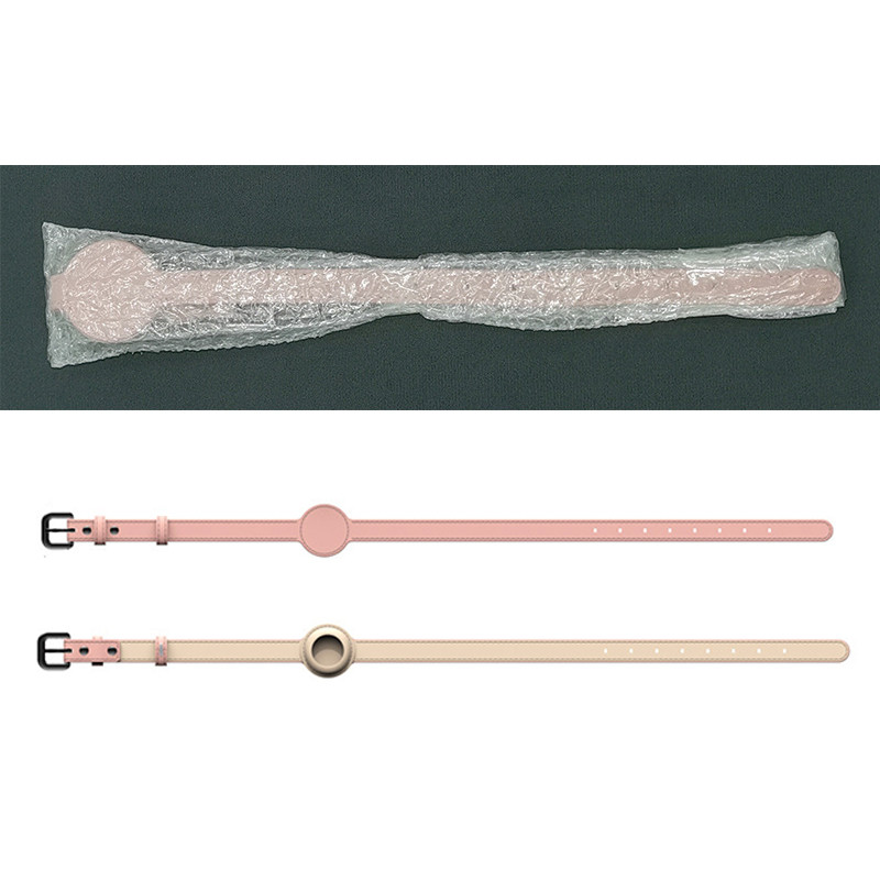 Airtag mājdzīvnieku apkaklei Ādas pretnozaudēšanas apkakle Apple Airtagiem Atrašanās vietas izsekotāja aizsargmaciņa AirTag Regulējams dizains