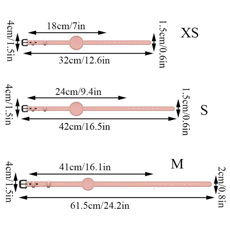 Airtag mājdzīvnieku apkaklei Ādas pretnozaudēšanas apkakle Apple Airtagiem Atrašanās vietas izsekotāja aizsargmaciņa AirTag Regulējams dizains