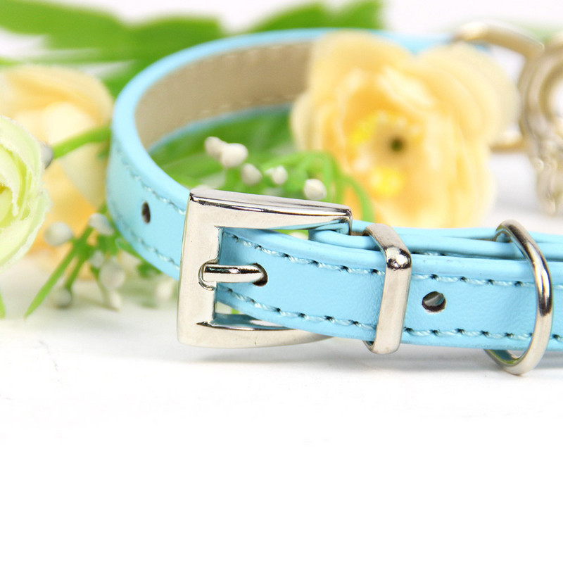 Personalizirana kožna ogrlica za male pse Slatka mašna s uzorkom Dekoracija Štene Remen Mačka Ogrlica Ogrlice za mačiće Dodaci za psa XXS/XS