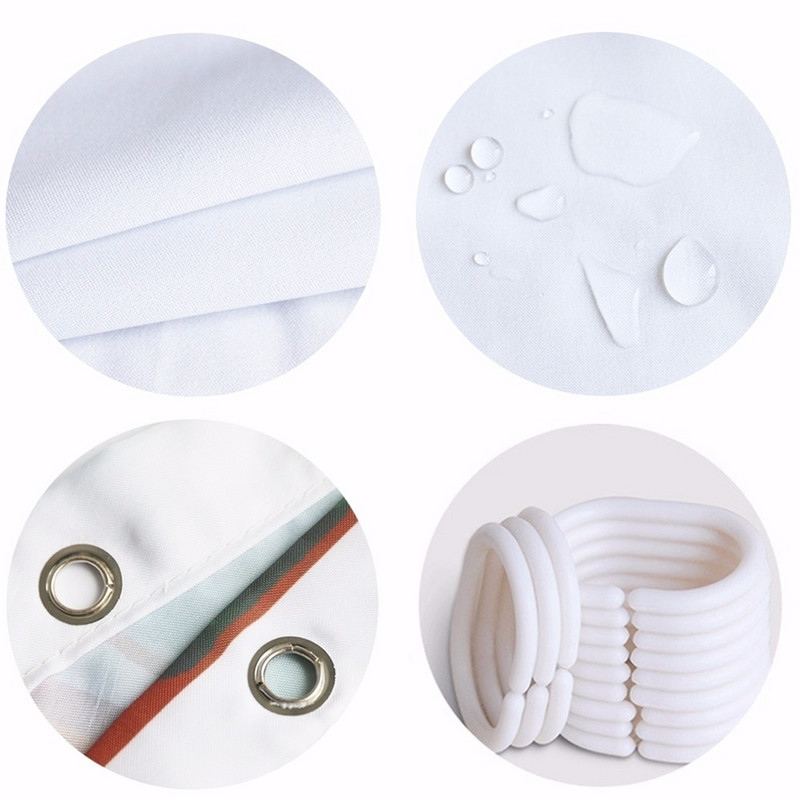 Crtane zavjese za kupanje u životinjskom stilu Mala žuta patkica Zavjesa za tuširanje sa slatkim životinjama Dječja kupaonica Vodootporna na ekranu za dječake i djevojčice