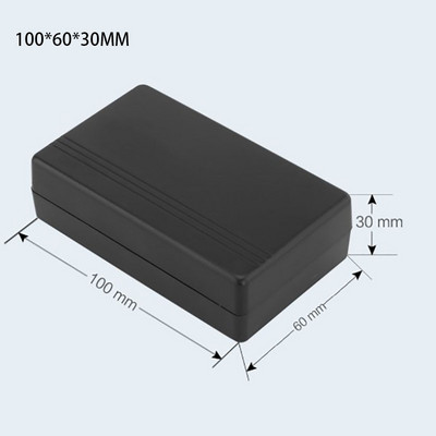 100 * 60 * 30 mm plastikust projektikarp DIY plastist instrumendi kesta mooduli toitejuhtmekarbi juhtkarp PCB liimi täitekast