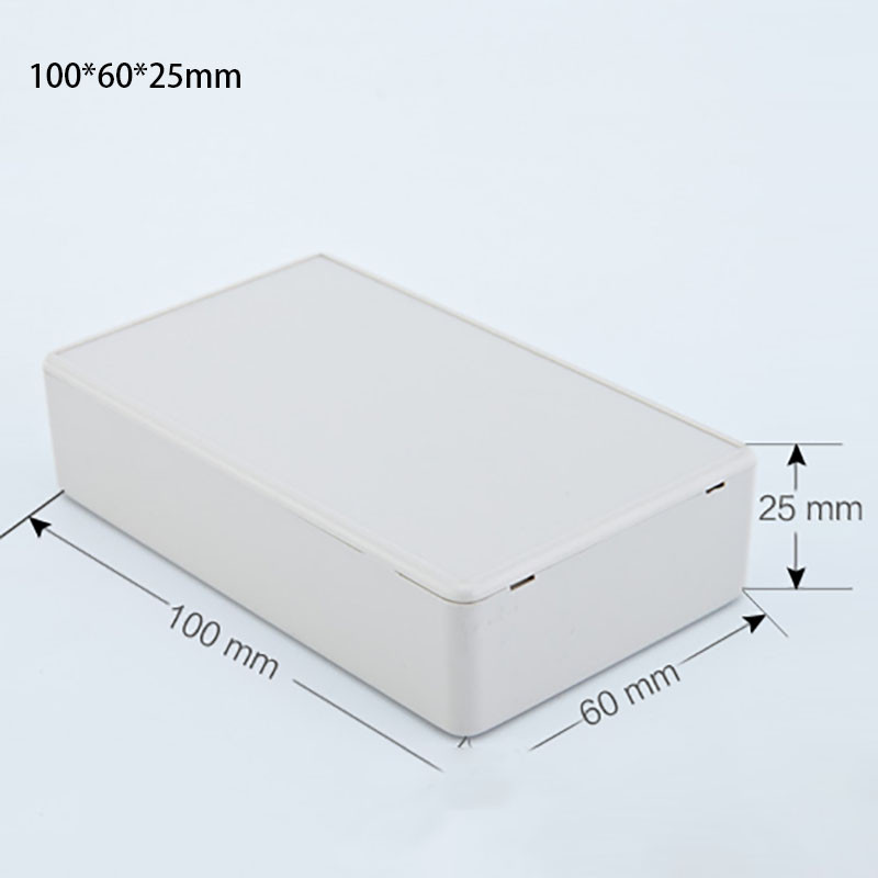 Plastmasas 100x60x25mm ūdensnecaurlaidīgs vāks elektroniskā projekta instrumentu korpuss DIY Box Case Sadales kārbas korpusa kaste