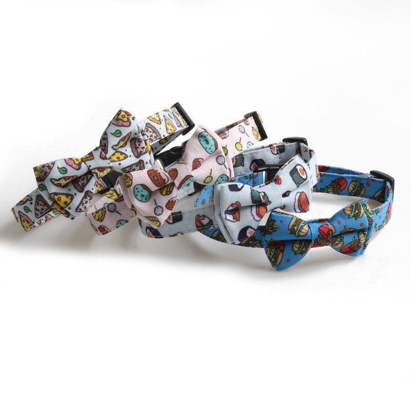 Bowknot Ogrlice za pse visoke kvalitete Male srednje pse Ogrlica leptir mašna Podesiva Breakaway Pets Bulldog/Mops/Corgi Ogrlica