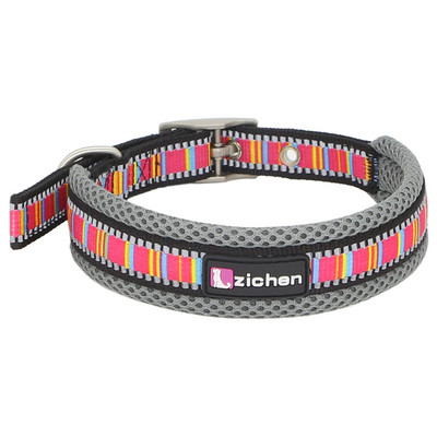 Suņu kakla siksna, atstarojoša, mīksta modes apdruka, regulējama mājdzīvnieku suņu kaklasiksna maziem vidēji lieliem suņu kaklasiksnas apmācības piederumi