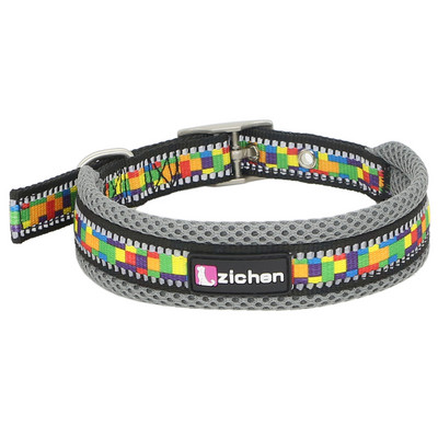 Suņu kakla siksna, atstarojoša, mīksta modes apdruka, regulējama mājdzīvnieku suņu kaklasiksna maziem vidēji lieliem suņu kaklasiksnas apmācības piederumi